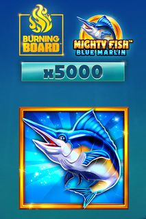 Mighty Fish: Blue Marlin Burning Board Scratchcard